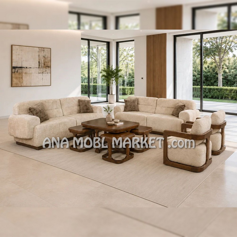 مبل راحتی مدل آمیتیس 8 نفره